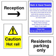 Hotel Safety Signs