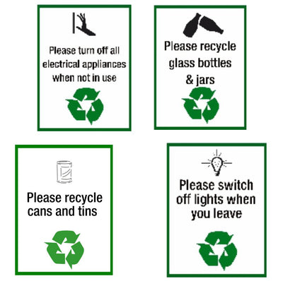 Recycling Safey Signs