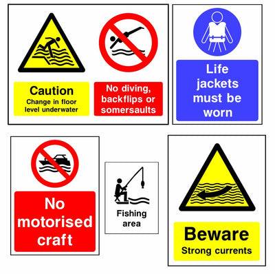Water Safety Signs