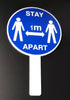 Stay 2m apart / Stop Paddles