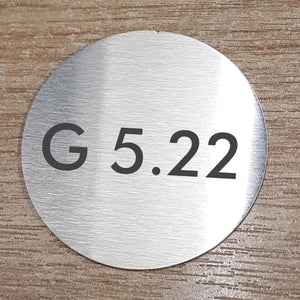 40mm Engraved Stainless Steel Disc