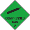 Compressed gas diamond sign