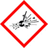 New International Explosive Symbol labels
