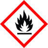 New International Flammable Symbol Labels