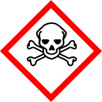 New International Toxic Symbol sign