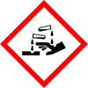 New International Corrosive Symbol labels