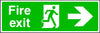 Fire Exit Arrow Right Sign
