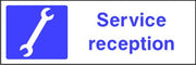 Service Reception sign