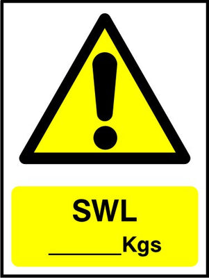 SWL Kgs sign