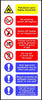 Petrol Pump safety sign