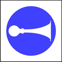 Mandatory Sound Horn symbol Multi-pack signs