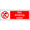 No Drinking Water sign