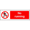 No Running sign