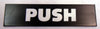 Engraved Acrylic Laminate Push Door Sign