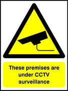 These premises are under CCTV surveillance sign