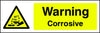 Warning Corrosive Sign