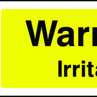 Warning Irritant Sign