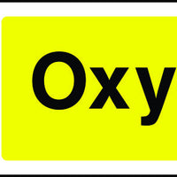 Oxygen Warning Sign