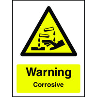 Warning Corrosive Sign