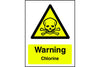 Warning Chlorine Sign