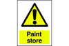 Paint Store Warning Sign