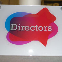 5mm Acrylic sign with Full Colour Digital Print