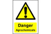 Danger Agrochemicals sign