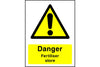Danger Fertiliser store sign