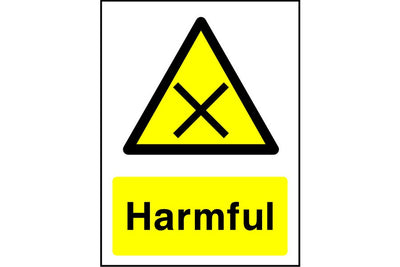 Harmful safety sign