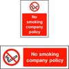 No smoking company policy sign