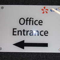 5mm Acrylic sign with Vinyl Graphics