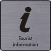 Engraved Tourist information symbol sign