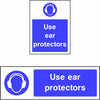 Use ear protectors safety sign