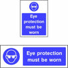Eye Protection Must Be Worn safety sign
