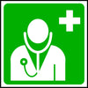 Doctor symbol first aid sign