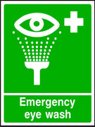 Emergency Eye Wash sign
