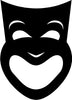 Happy Theatrical Mask Graphic