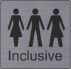 Inclusive Toilet Symbol Sign
