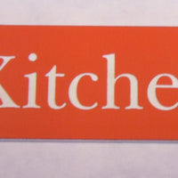 Engraved Acrylic Laminate Kitchen Door Sign