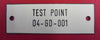 Engraved Label 150mm x 50mm