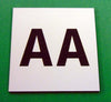 Engraved Label 125mm x 125mm