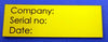 Engraved Label 150mm x 50mm