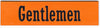 Engraved Acrylic Laminate Gentlemen Door Sign