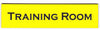 Engraved Acrylic Laminate Training Room Door Sign