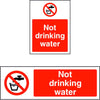 No Drinking Water sign
