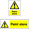 Paint Store Warning Sign