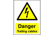 Danger Trailing Cables safety sign