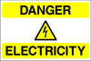 Danger Electricity safety sign