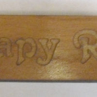 Engraved Wood Door Sign