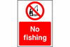 No Fishing sign